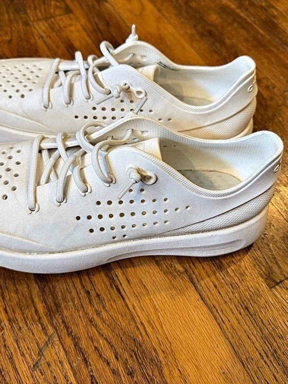 Crocs On the Clock Work Sneaker White Sneakers